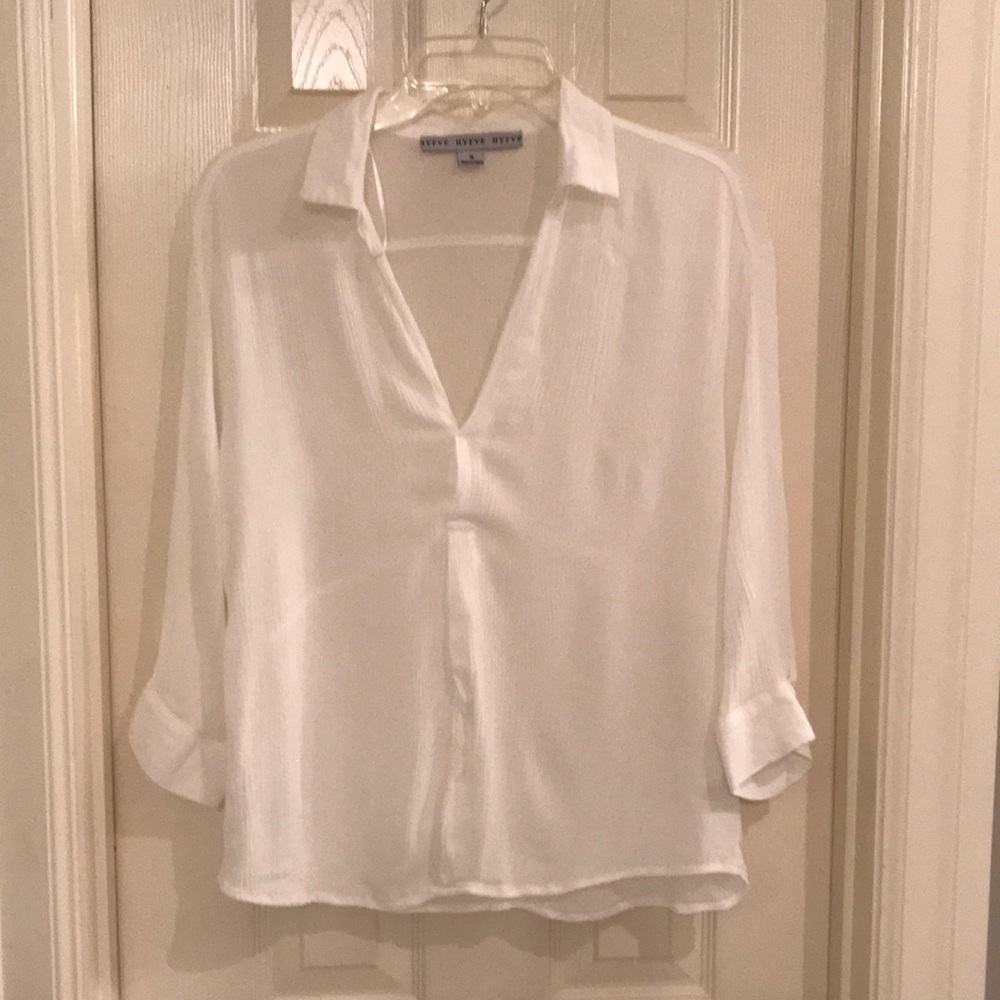 HYFVE Gauze Collared Blouse